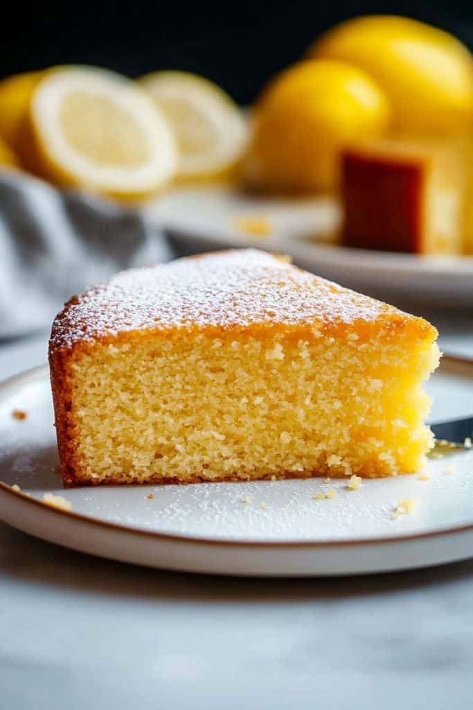 How to Serve Lemon Polenta Cake