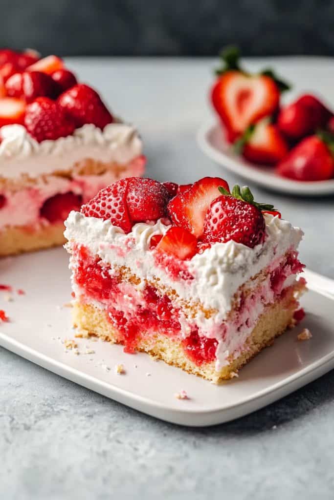 How to Store Strawberry Poke Cake