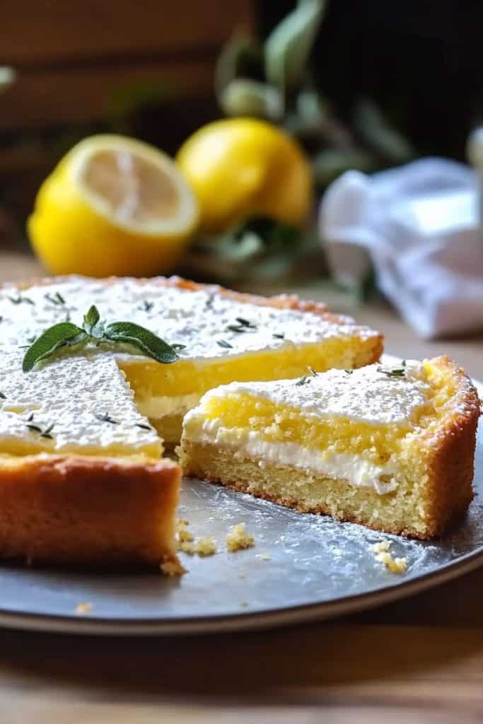 Lemon Torta Caprese