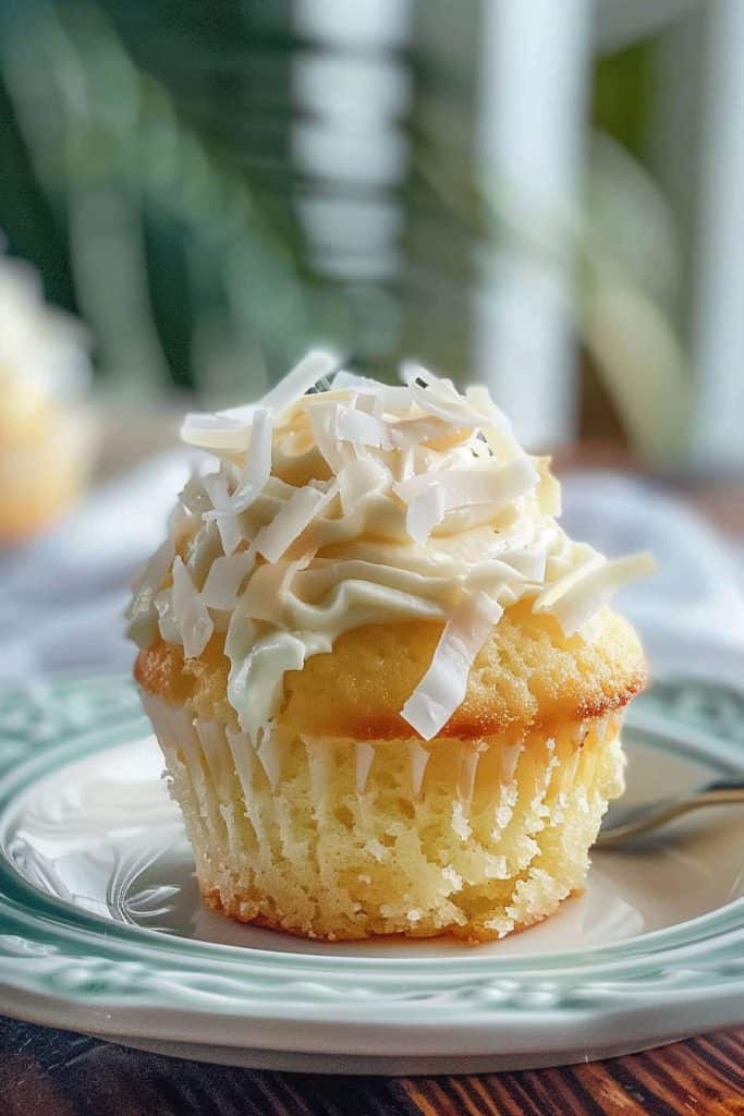 Make Coconut Cream Cupcake