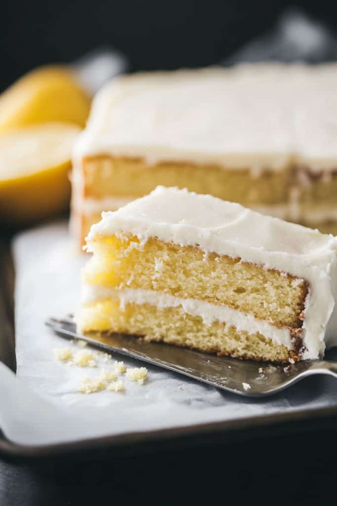 Make The Lemon Velvet Sheet Cake