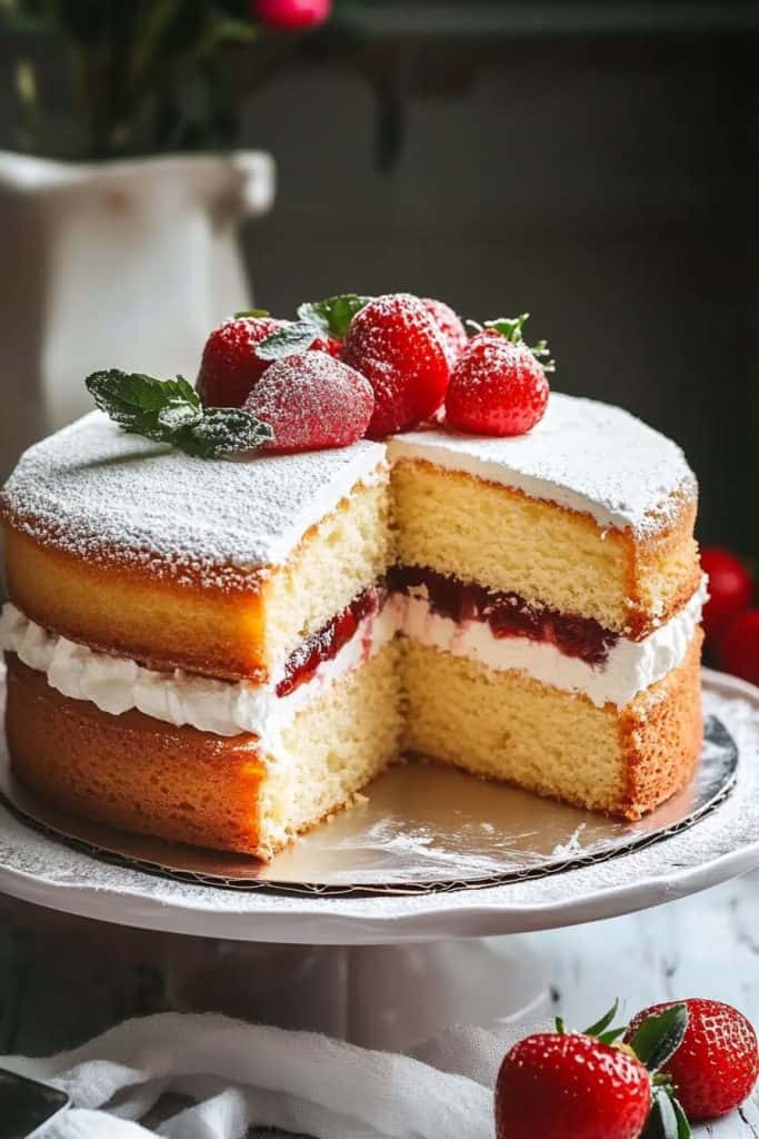 Make the British Victoria Sponge Cake