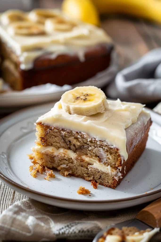 Making Old Fashioned Banana Cake