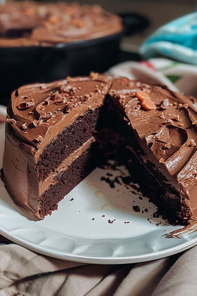 Making the Fudgy Chocolate Frosting