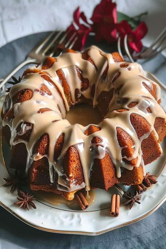 Maple Bundt Cake with Cinnamon Maple Glaze Recipe