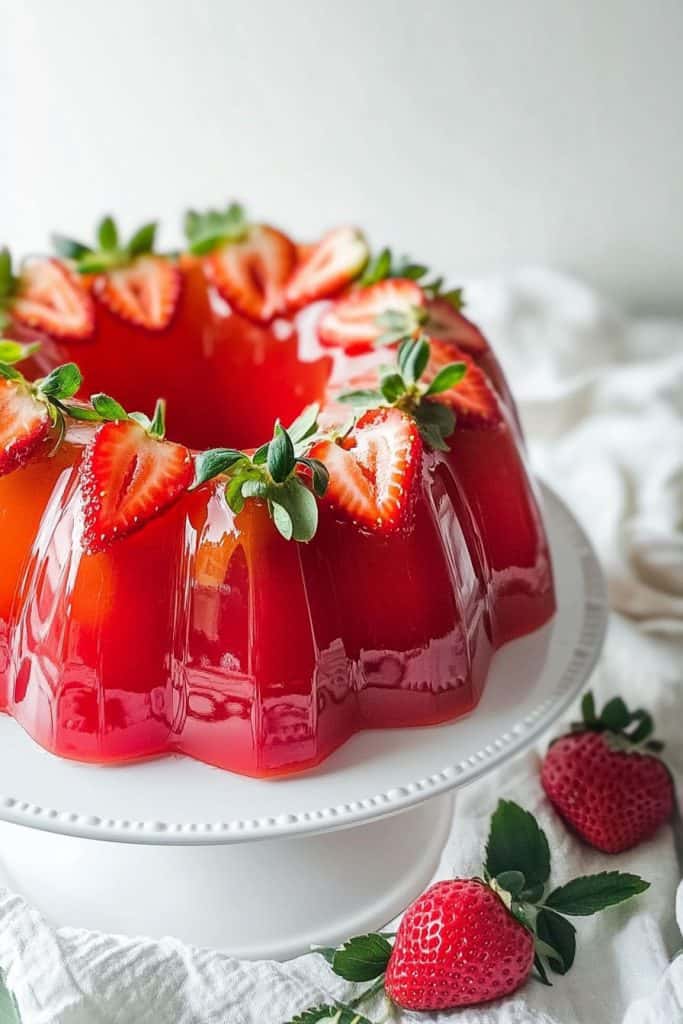 Delicious Milk Strawberry Jello Mold Bundt Cake Recipes