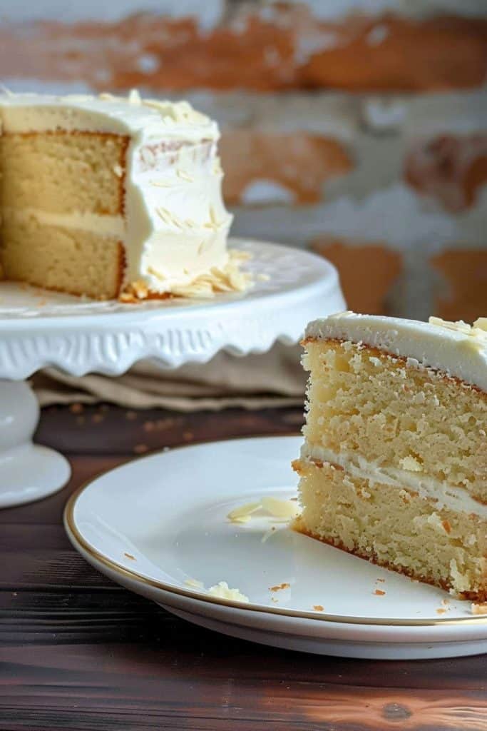 Moist Vanilla Almond Cake