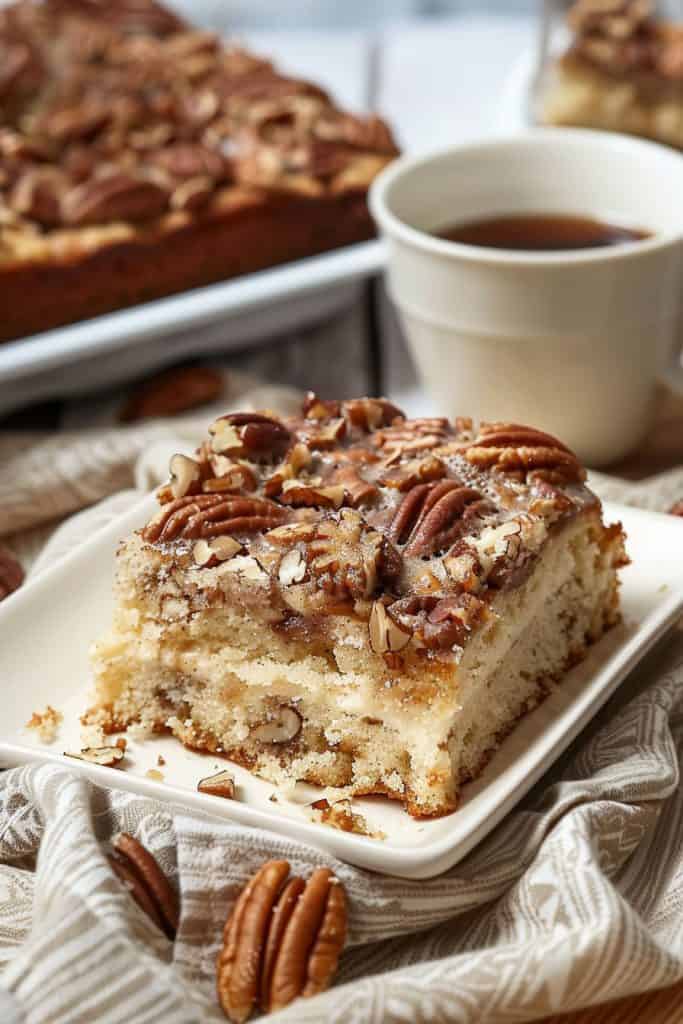 Prepare the Amazing Pecan Coffee Cake