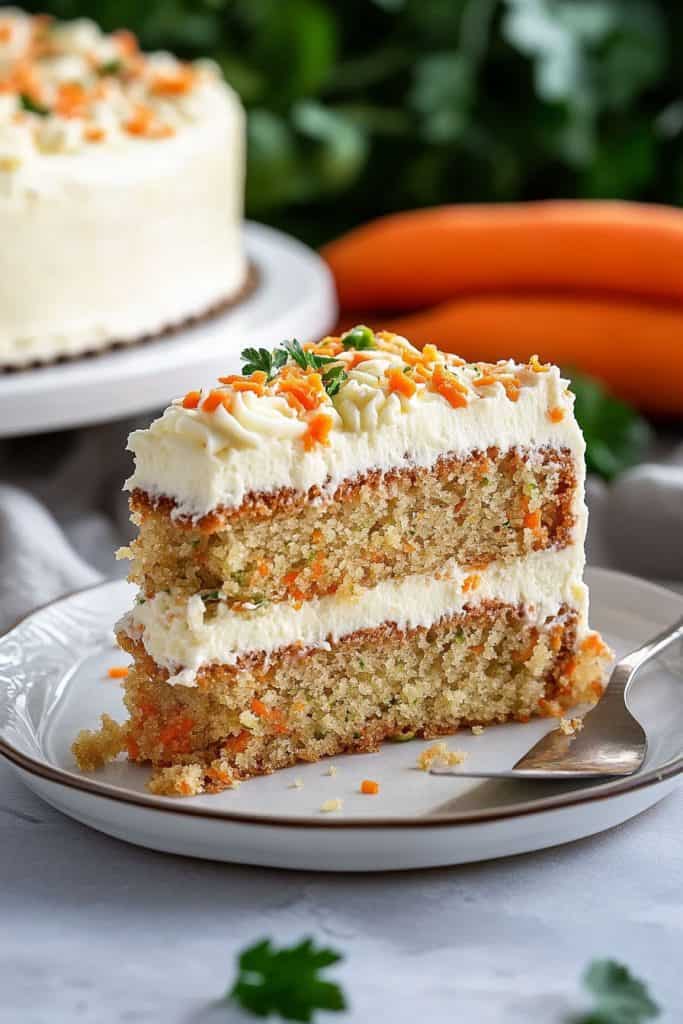 Prepare the Zucchini Carrot Cake