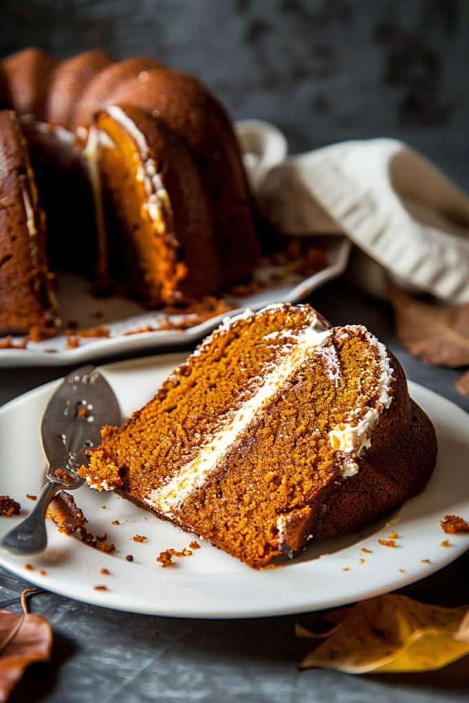 Pumpkin Cream Cheese Bundt Cake