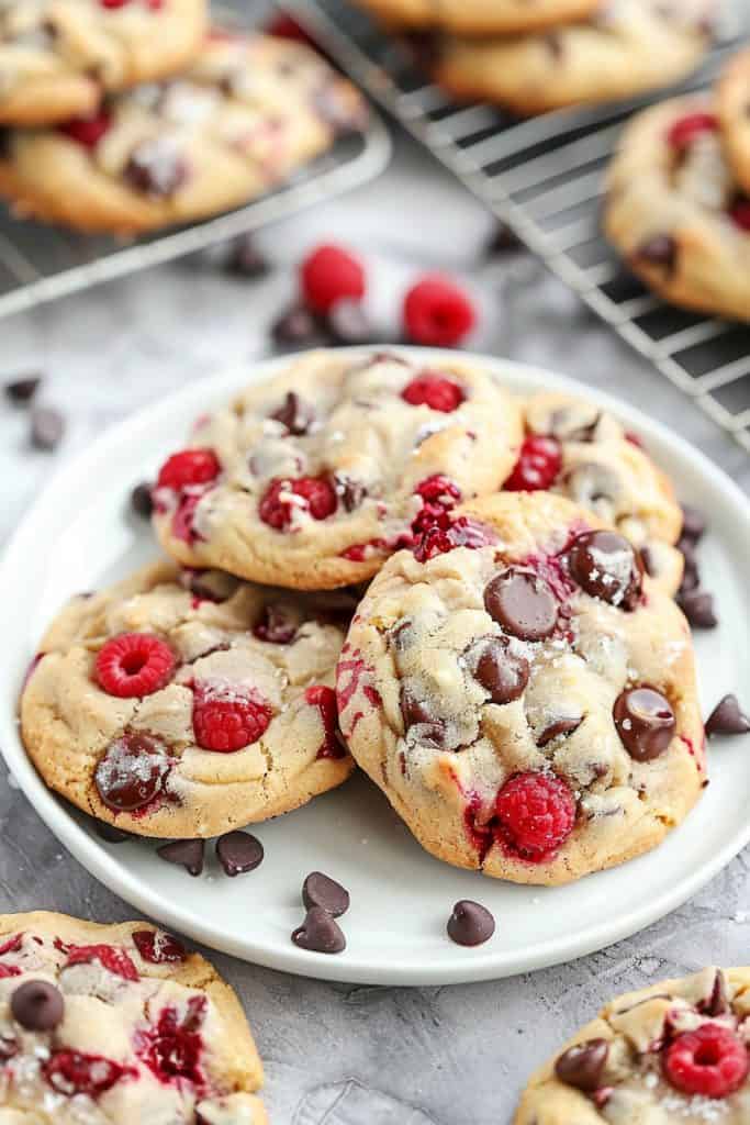 Raspberry Chocolate Chip Cookies Recipes