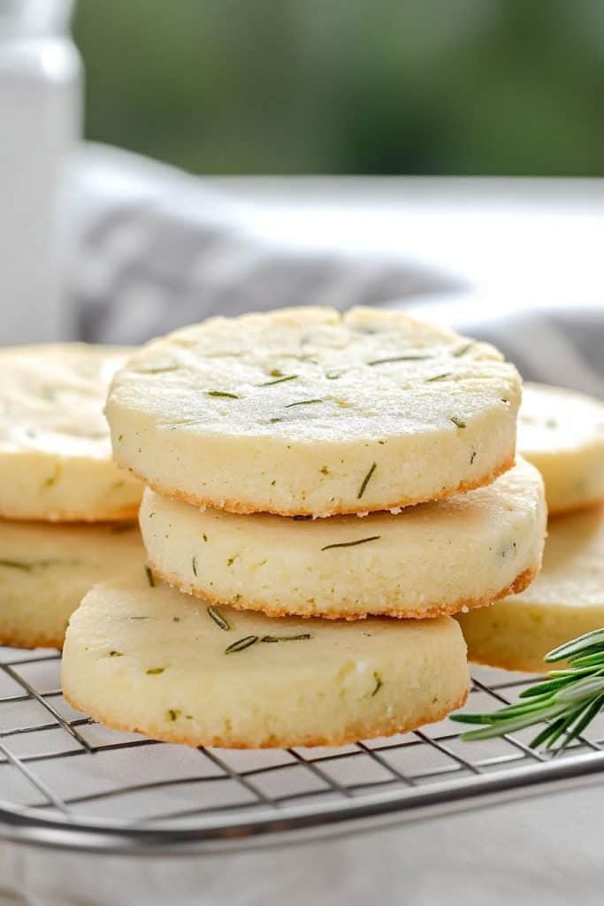 Rosemary Shortbread Cookies