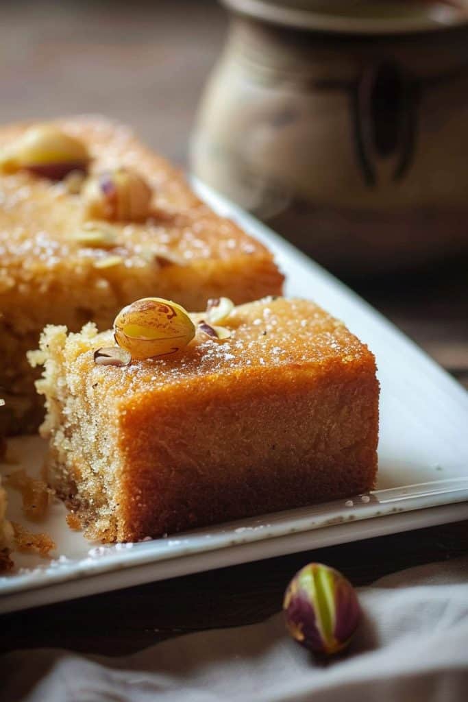 Serving and Storing Tips Eggless Gulab Jamun Cake