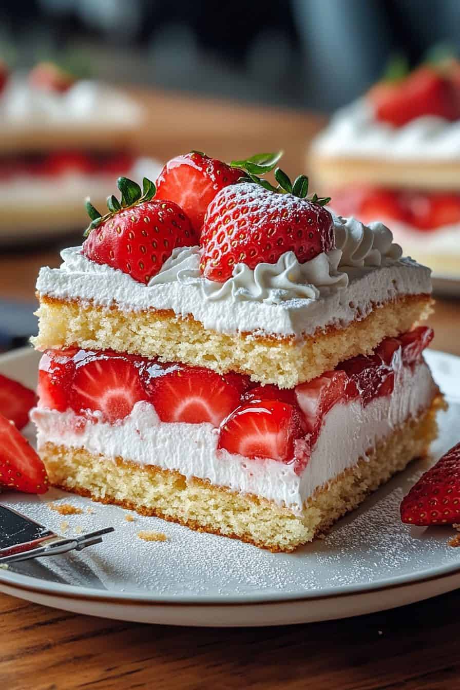 Slab Strawberry Shortcake Recipes