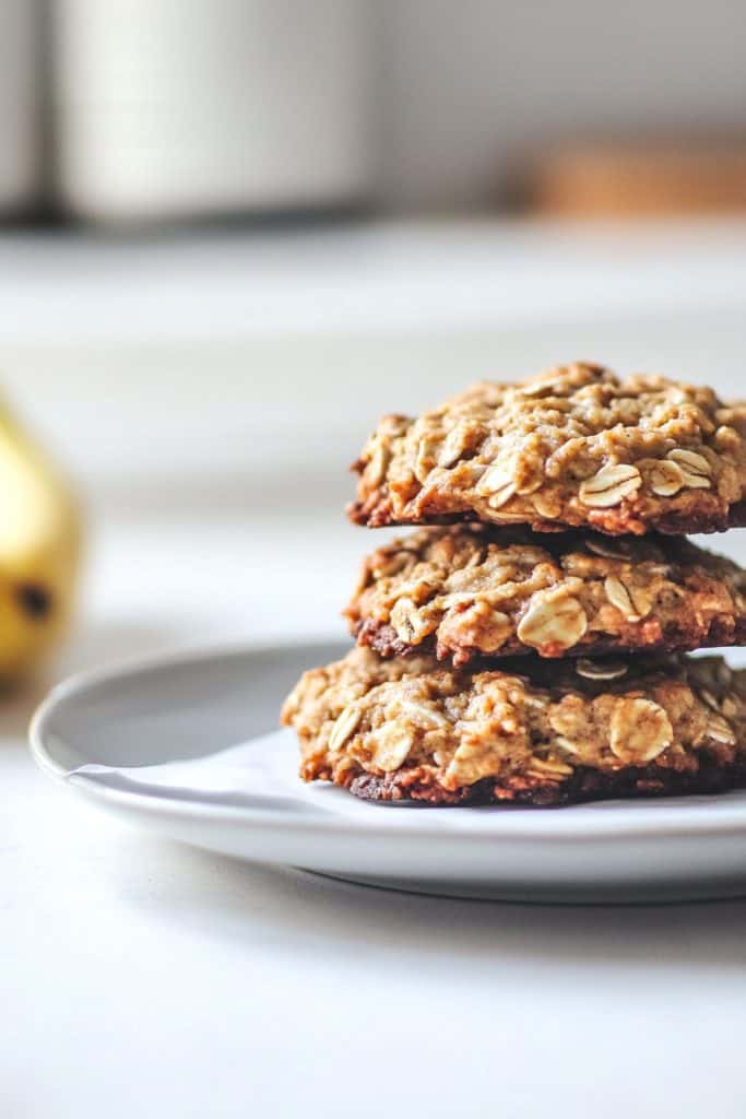 Storage the 3 Ingredient Peanut Butter Banana Breakfast Cookies