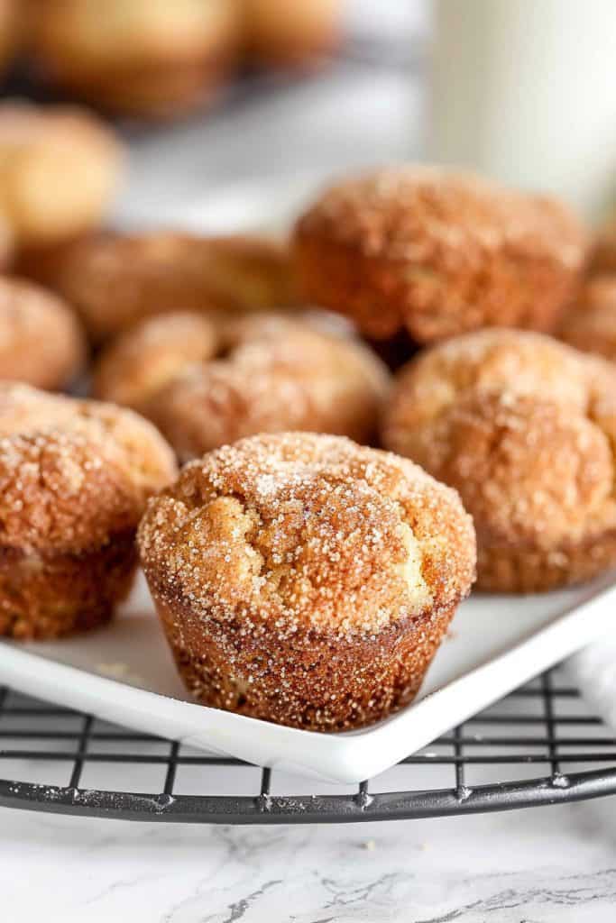 Storage the Snickerdoodle Muffins