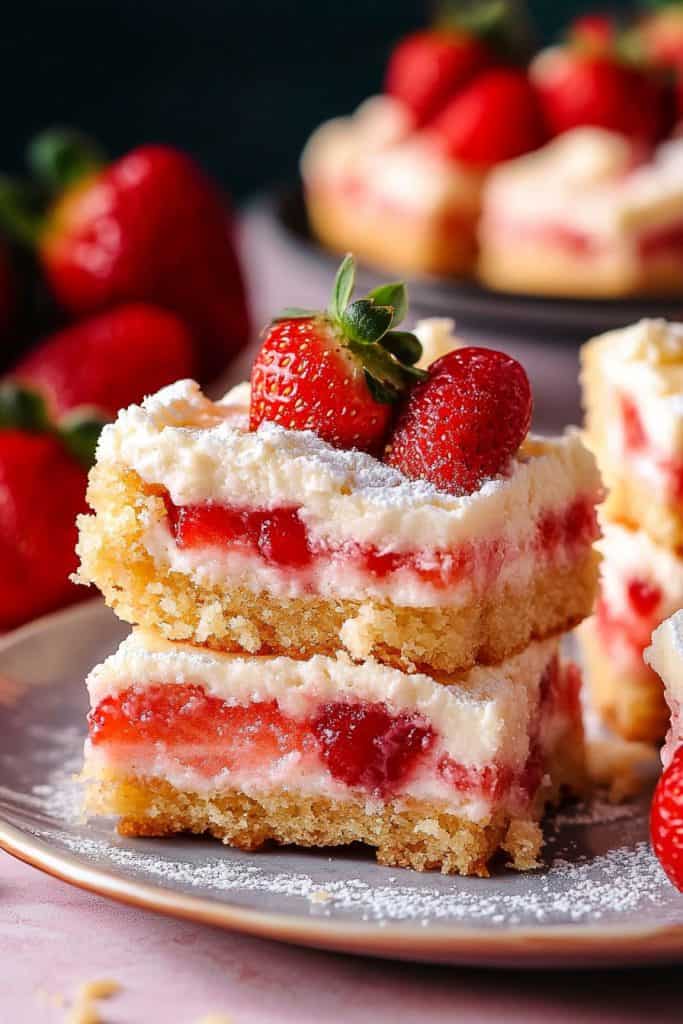 Storage the Strawberry Shortcake Bars