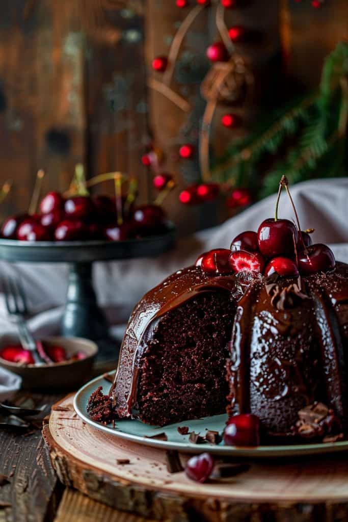 Storing the Chocolate Cherry Bundt Cake