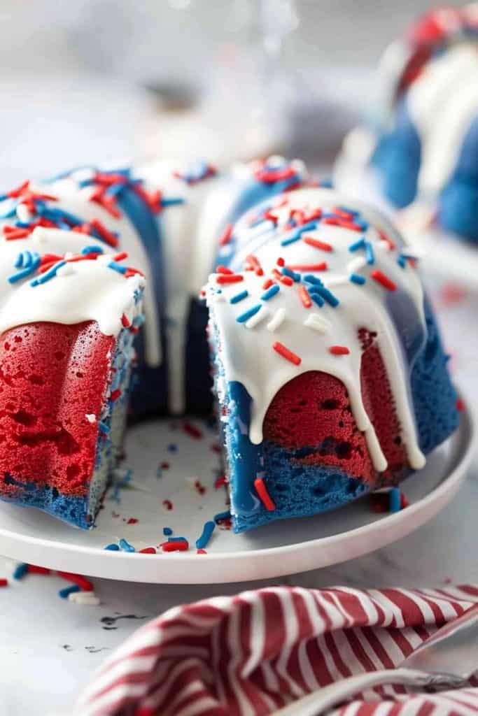 Storing the Firecracker Bundt Cake