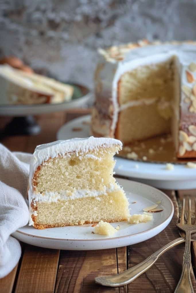 Storing Tips Moist Vanilla Almond Cake