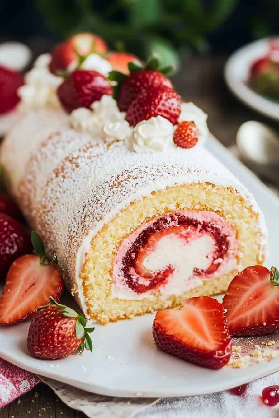 Strawberry Cake Roll Recipes