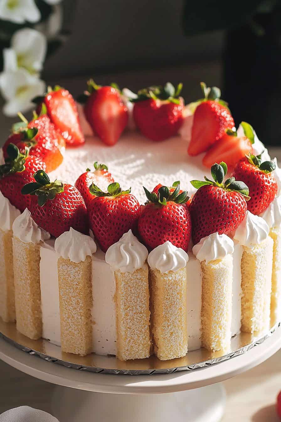 Strawberry Charlotte Cake Recipes