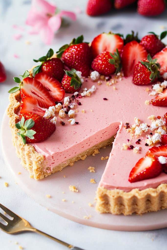 Strawberry Mousse Tart