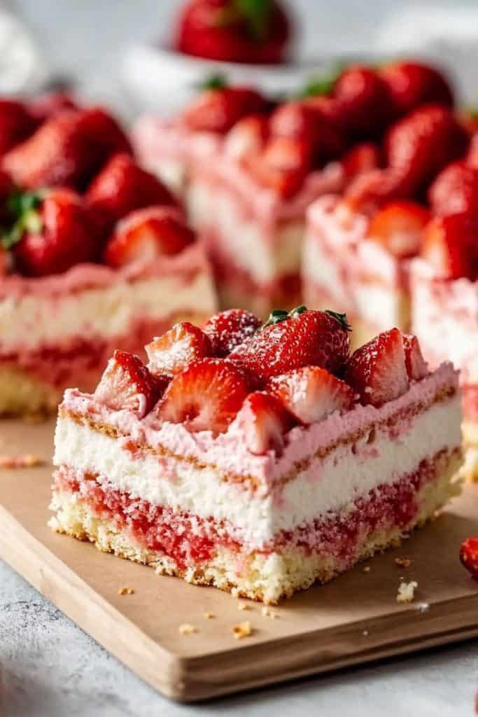 Strawberry Shortcake Bars Recipes