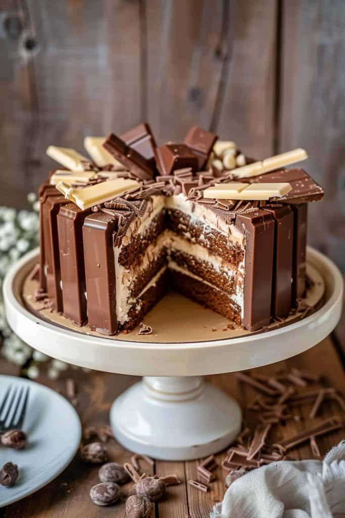 Tips and Tricks Chocolate Candy Bar Cake