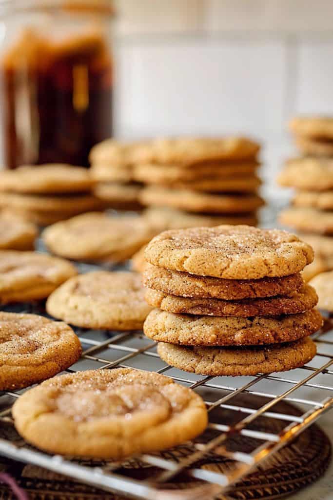 Tips and Tricks Maple Snickerdoodle Cookies