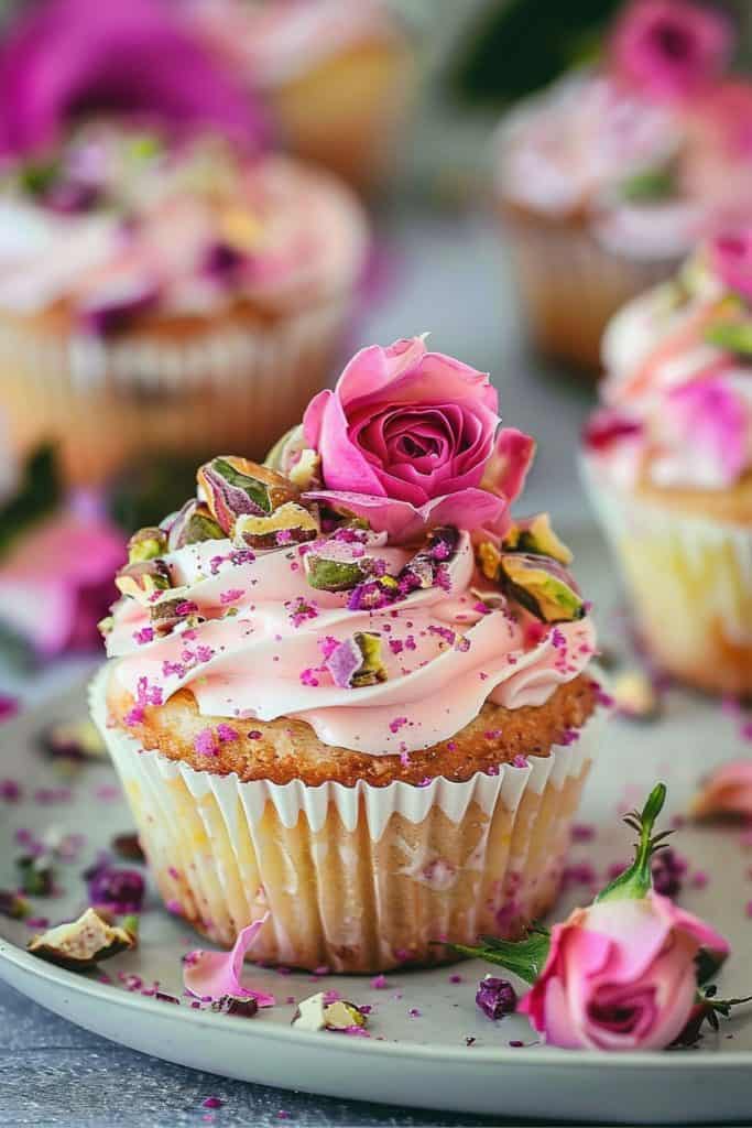 Tips For Pistachio and Rose Cupcake