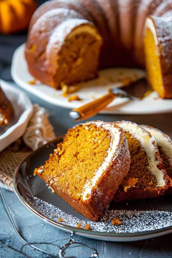 Tips for Serving Pumpkin Cream Cheese Bundt Cake