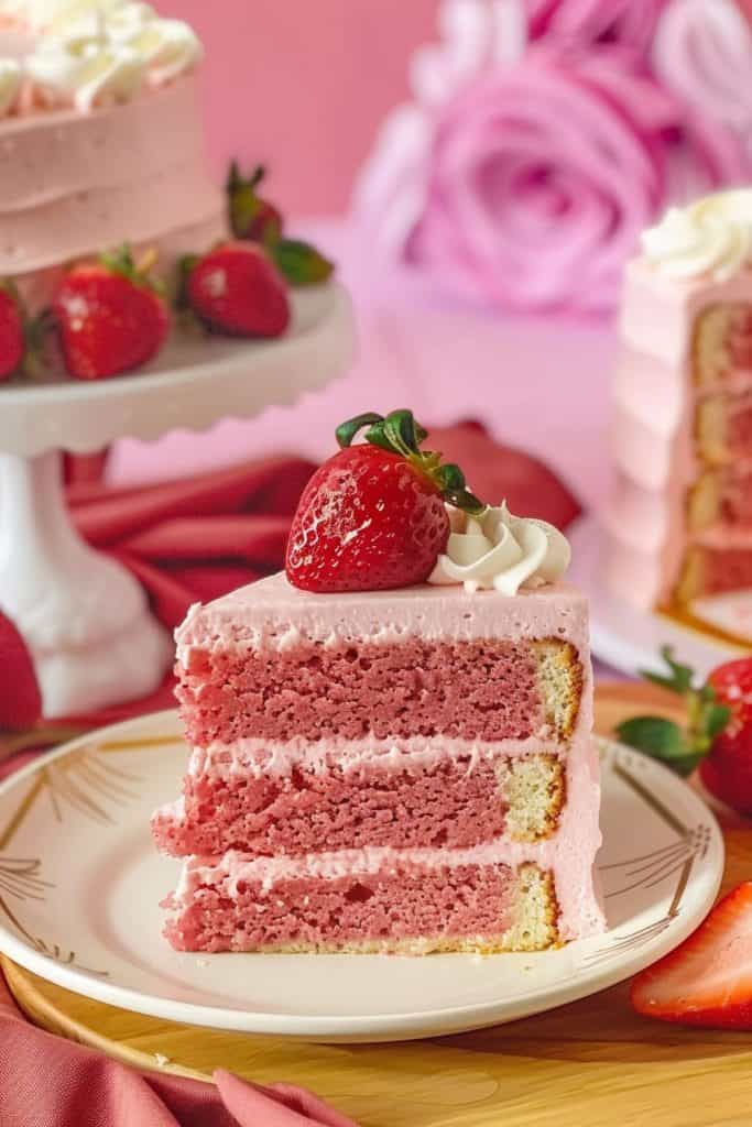 Ultimate Fresh Strawberry Cake