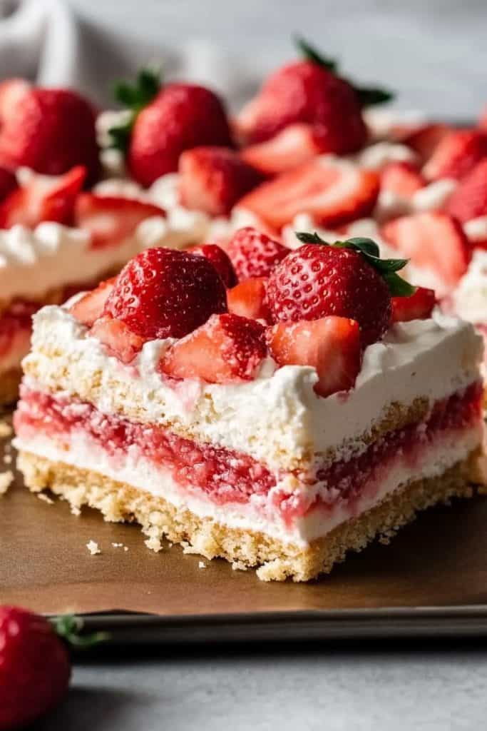 Variations Strawberry Shortcake Bars