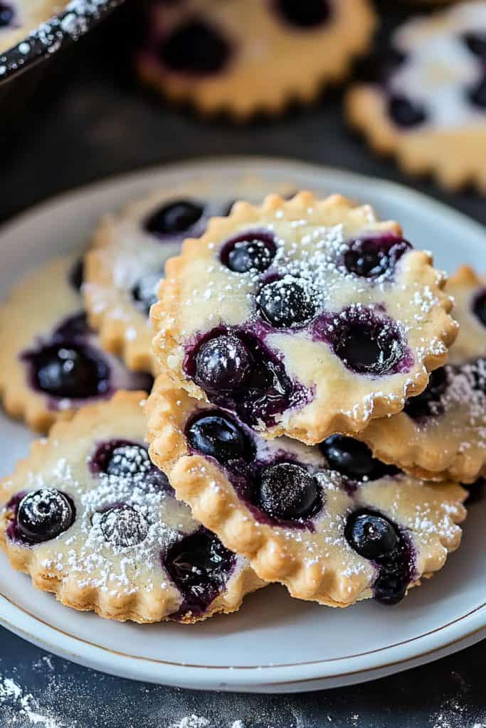 Variations of Blueberry Pie Cookies