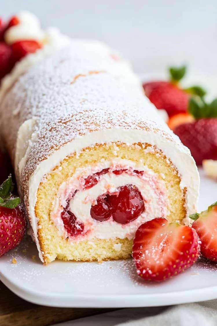 Strawberry Cake Roll