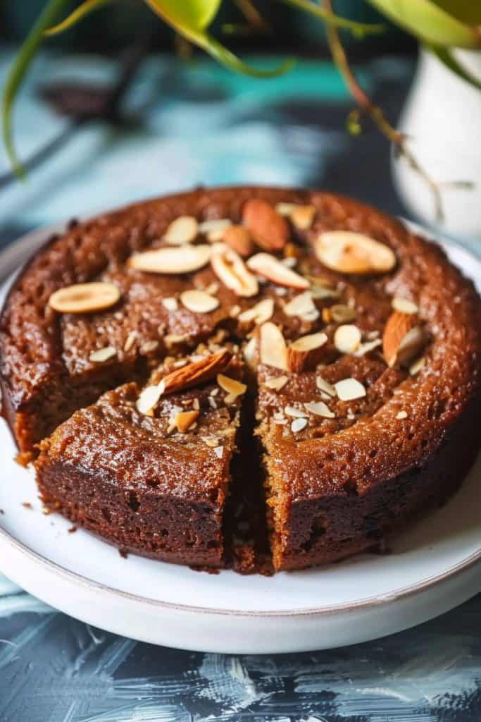 Whole Wheat Jaggery Cake