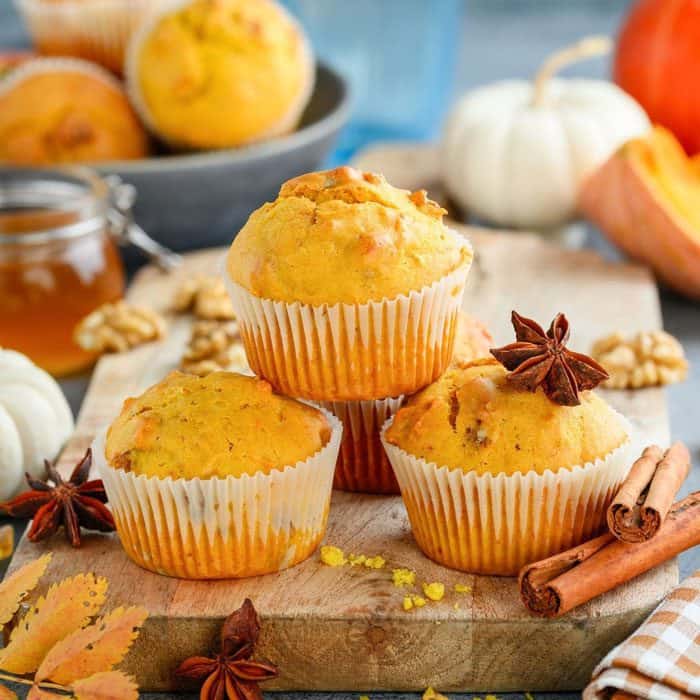 Baking the Pumpkin Muffins