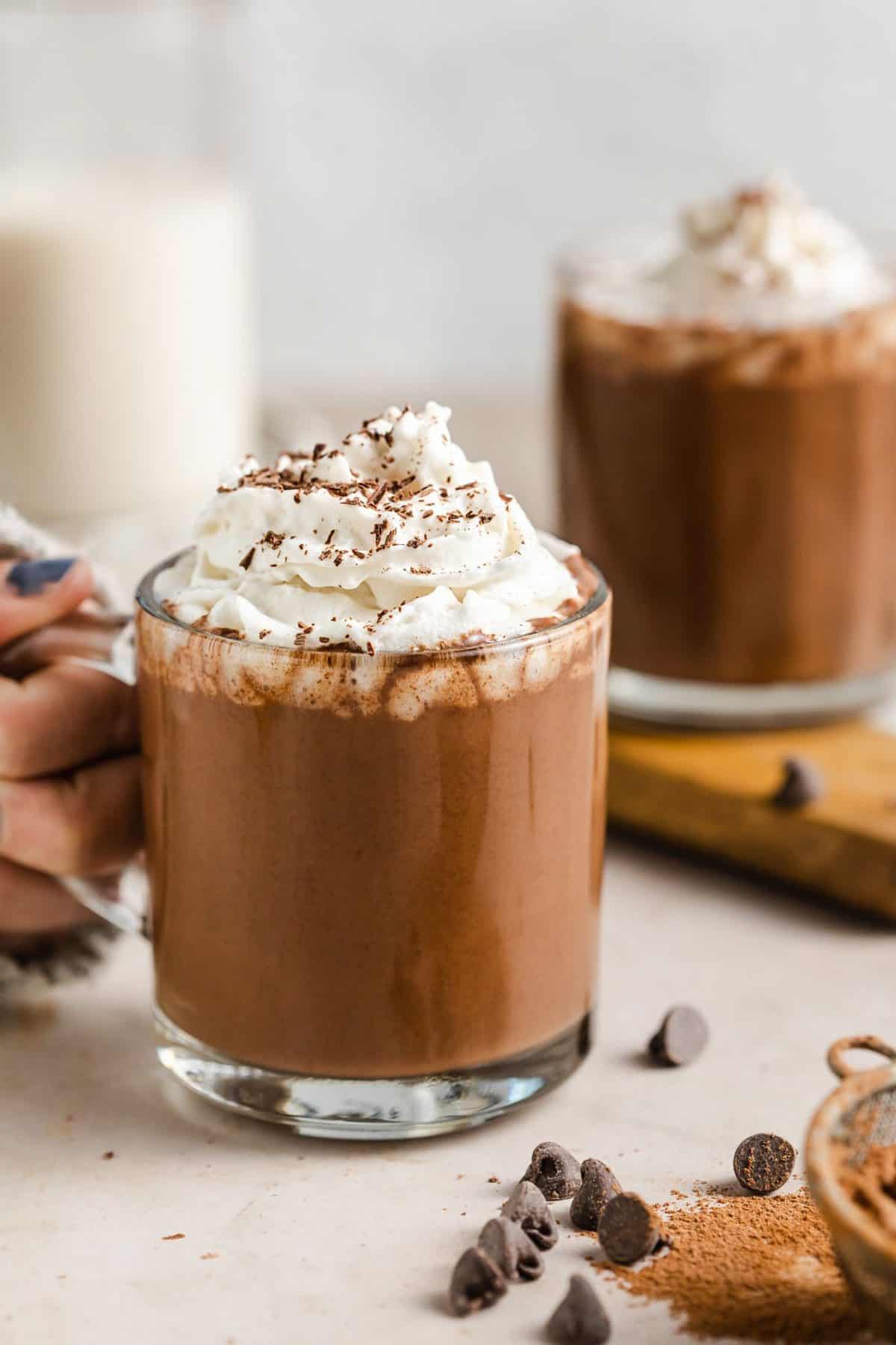 1. 5 Minute Vegan Hot Chocolate