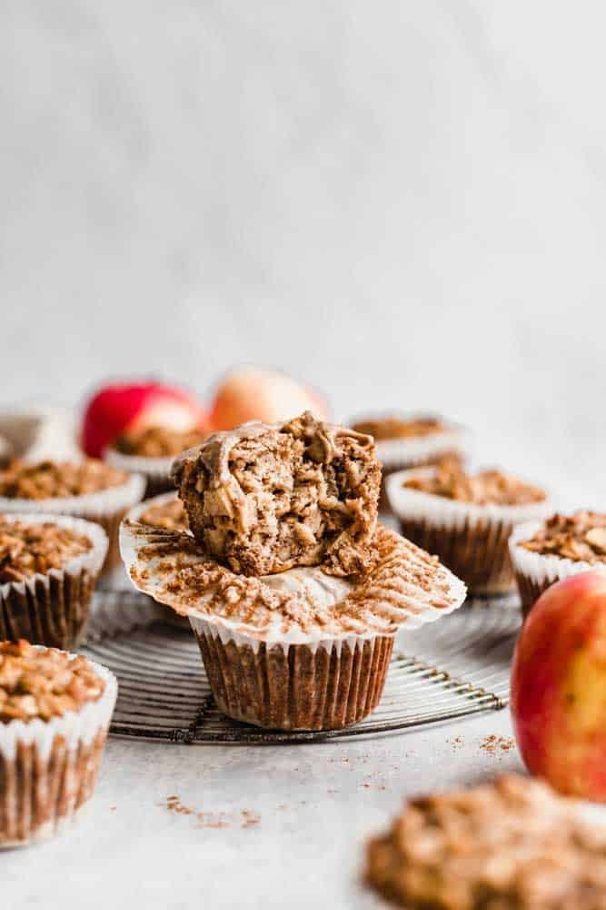 5. Almond Butter Apple Cinnamon Baked Oatmeal Cups