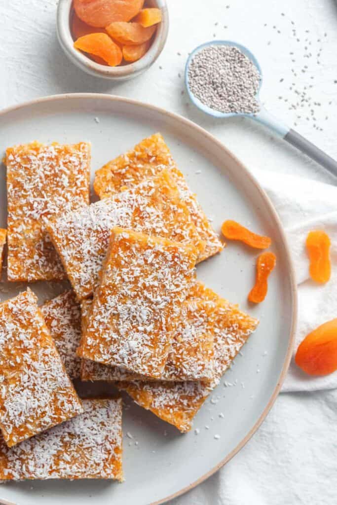 Apricot Coconut Energy Bars