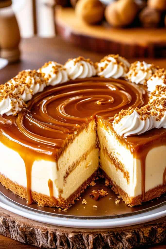 Baking the Dulce de Leche Cheesecake