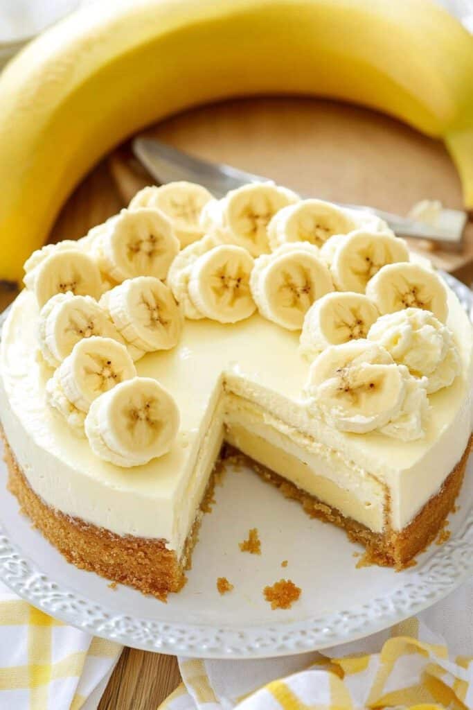 Banana Cream Cheesecake Recipe