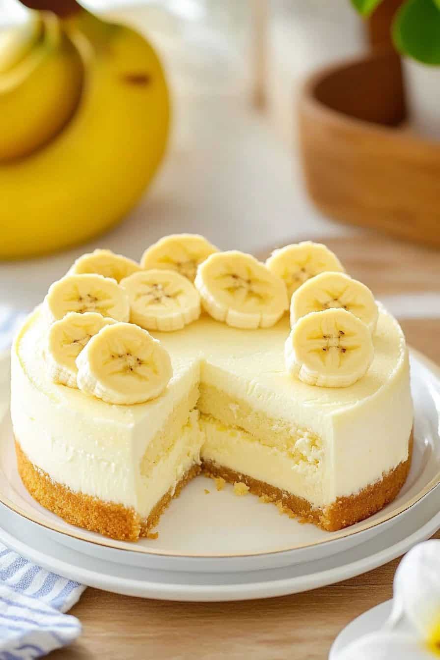 Banana Cream Cheesecake