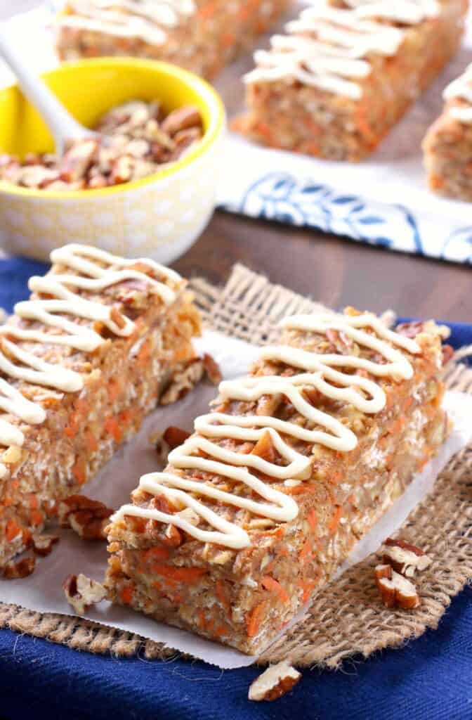 Carrot Cake Breakfast Bars