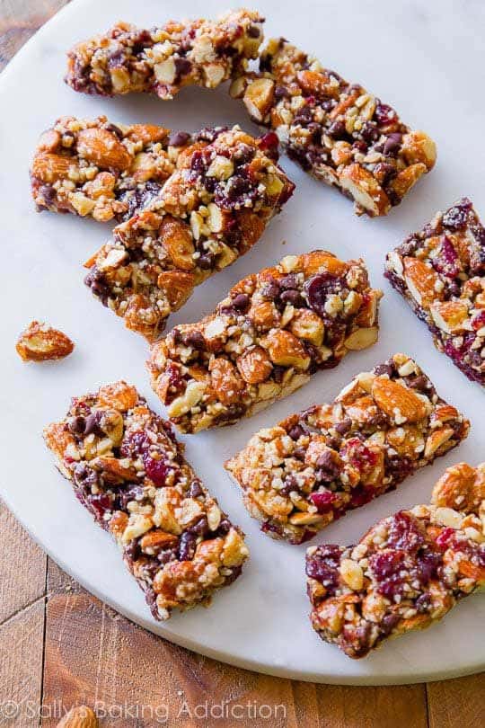 Cherry Almond Snack Bars