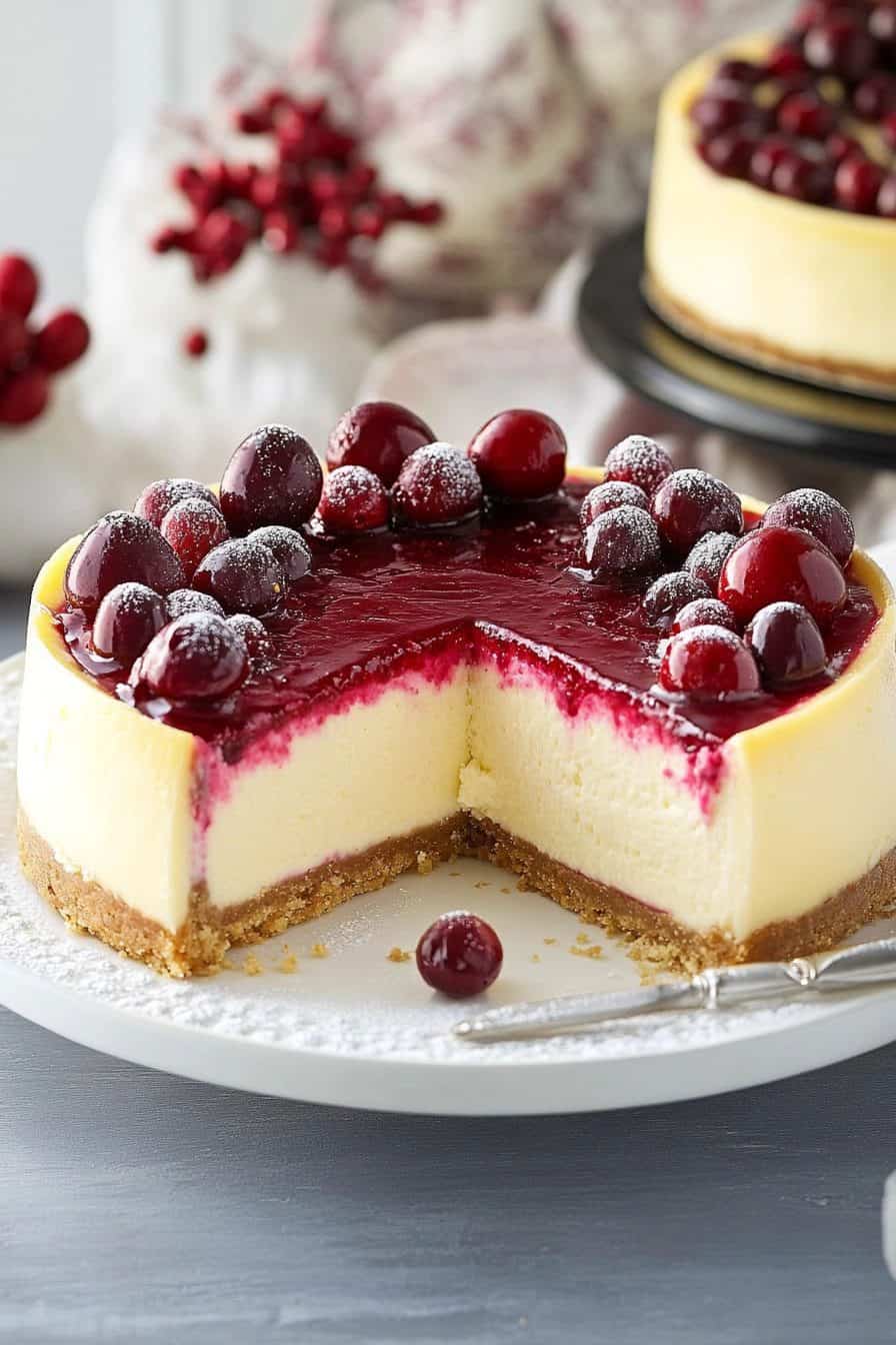 Cranberry Cheesecake