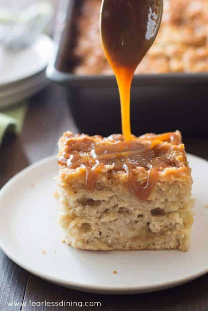 7. Gluten-Free Apple Cake with Caramel Frosting