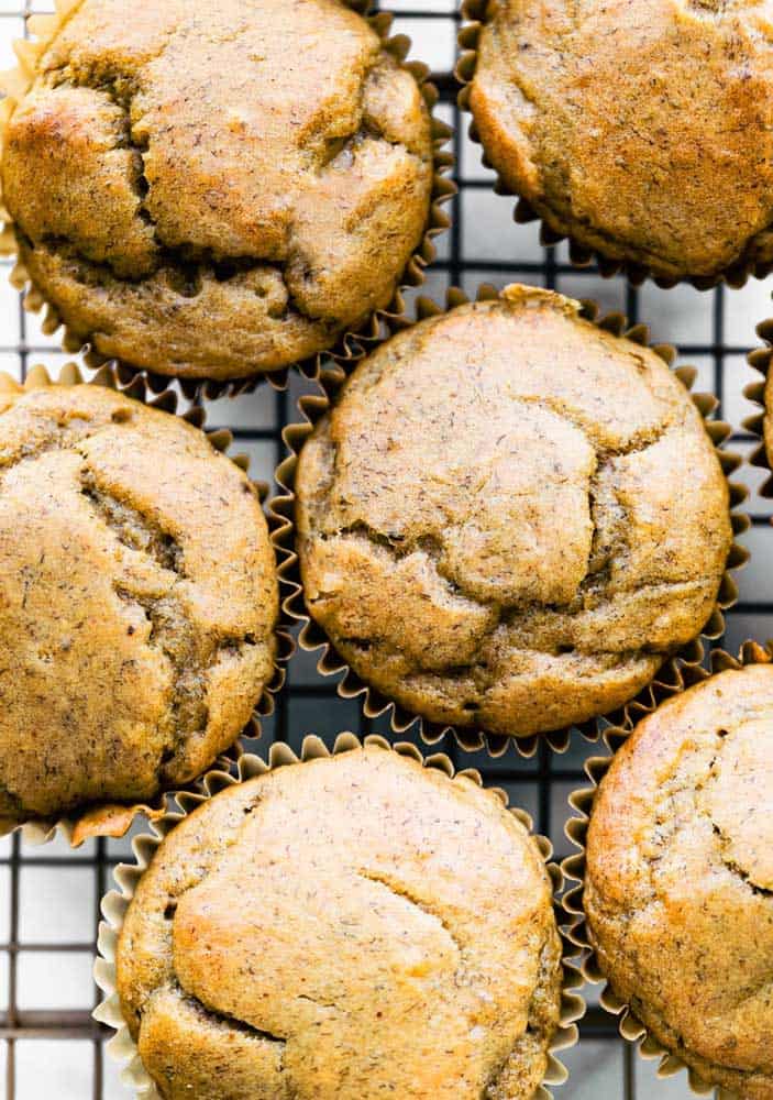 1. Healthy Peanut Butter Banana Muffins