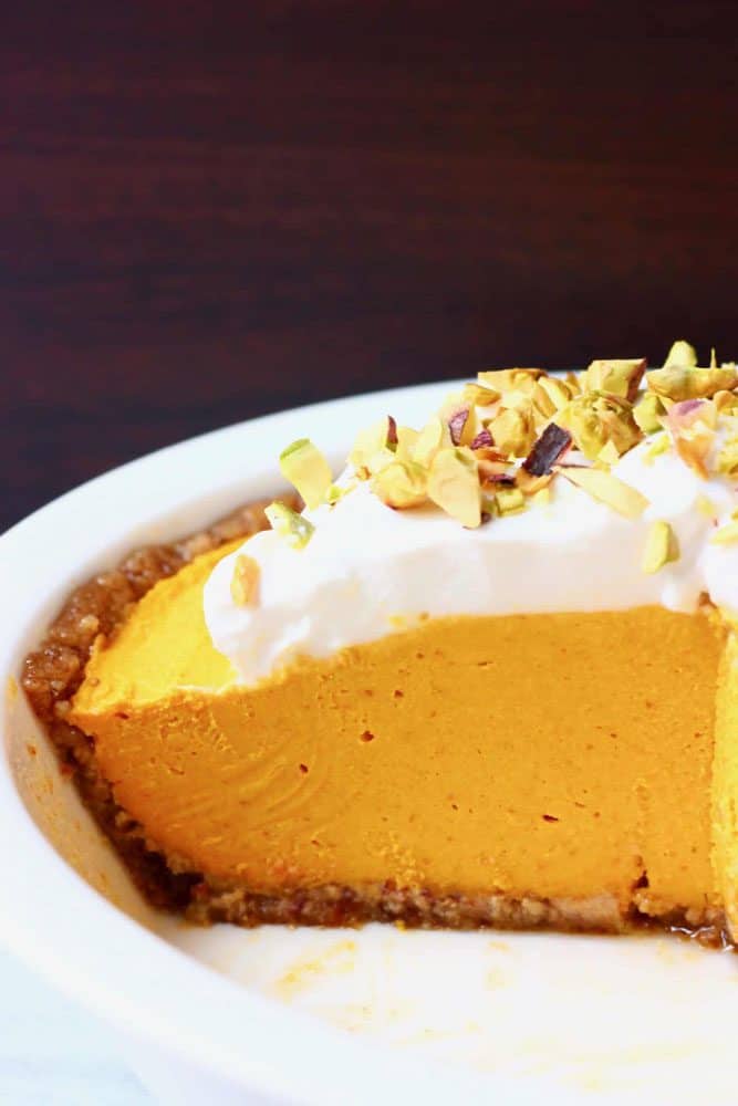 12. No-Bake Vegan Pumpkin Pie